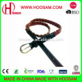 Hot cheaper easy matching woven waist PU waist belt